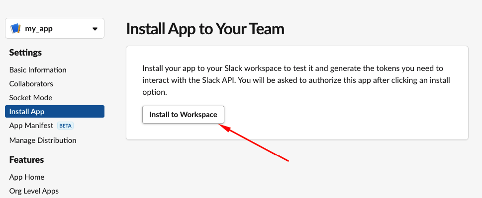 Install to Workspace