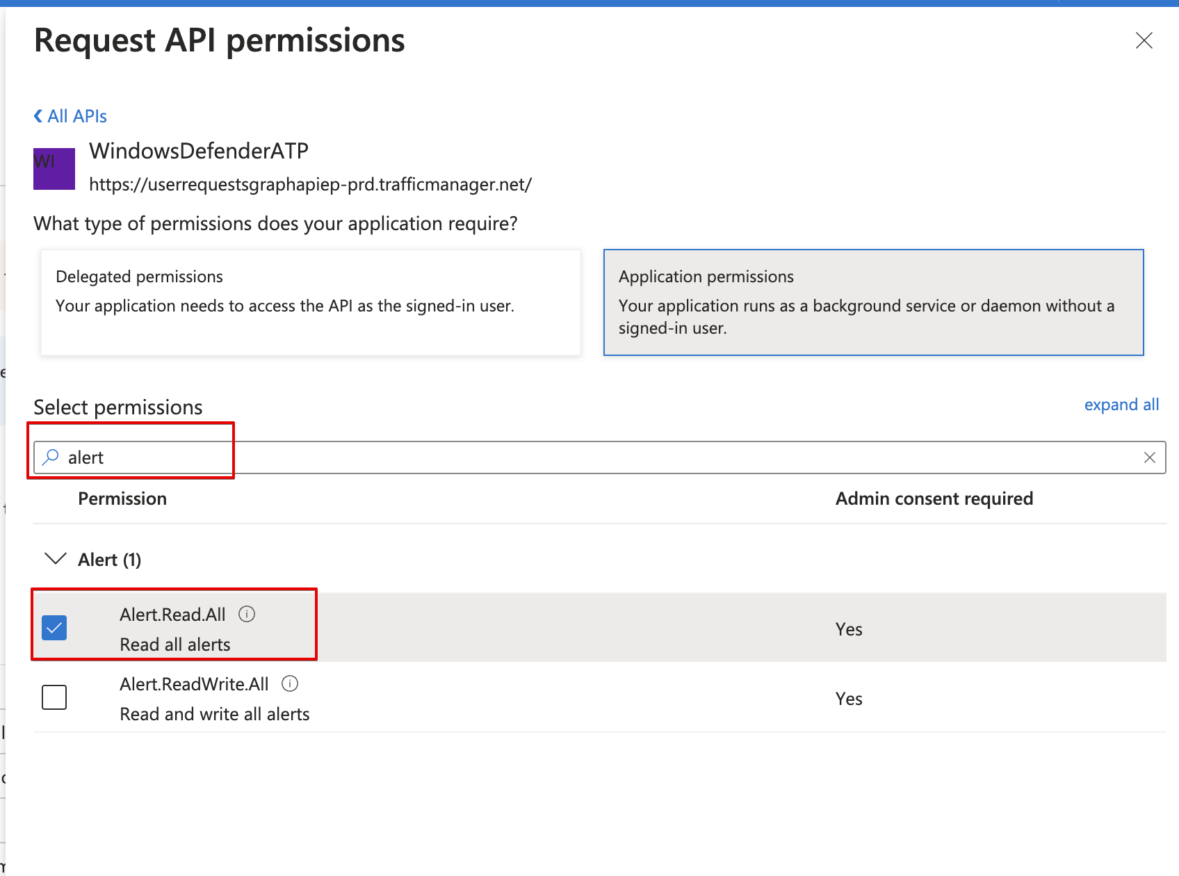 Application Permissions